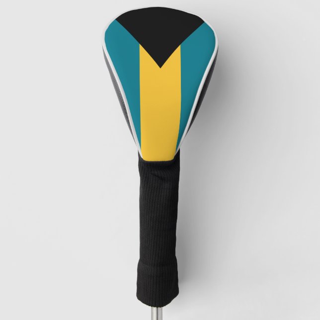 Bahamas Flaggen Golf Head Cover Headcover (Vorderseite)