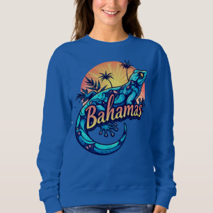 Bahamas Gecko Karibik Sweatshirt