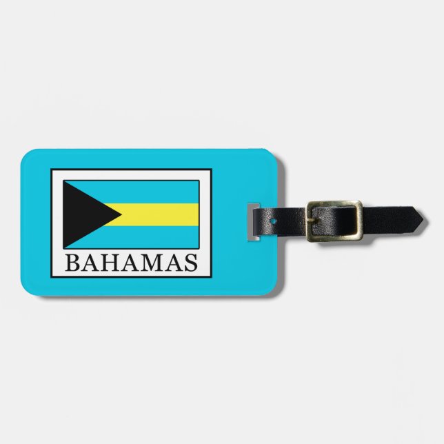 Bahamas Gepäckanhänger (Vorderseite horizontal)