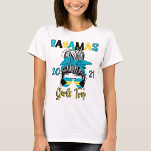 Bahamas Girls Trip Vacation Matching 2021 T - Shir T-Shirt