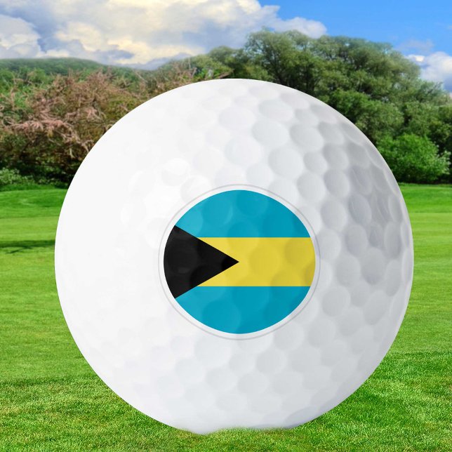 Bahamas Golf Balls, Bahamas Flag Golfers /Patriote Golfball (Von Creator hochgeladen)