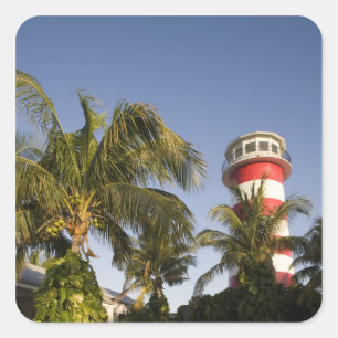 Bahamas, Grand Bahama Island, Freeport, Szene Quadratischer Aufkleber
