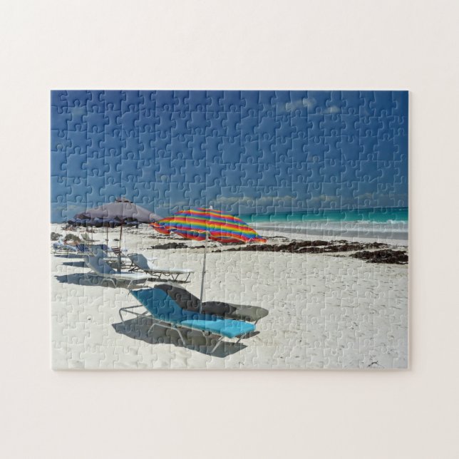 Bahamas Harbour Island Beach Rätsel Puzzle (Horizontal)
