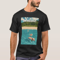 Bahamas Illustration Reisen Vintag