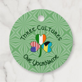 Bahamas irisches Kleeblatt für die amerikanische F Geschenkanhänger