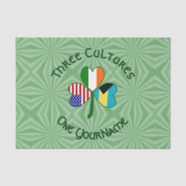 Bahamas irisches Kleeblatt für die amerikanische F Seidenpapier