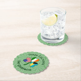 Bahamas irisches Kleeblatt für die amerikanische F Untersetzer