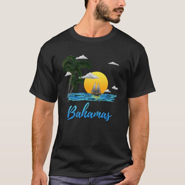 Bahamas Islands Vacation T-Shirt (Vorderseite)
