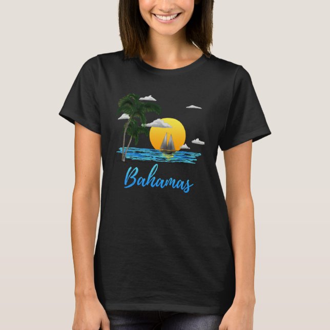 Bahamas Islands Vacation T-Shirt (Vorderseite)