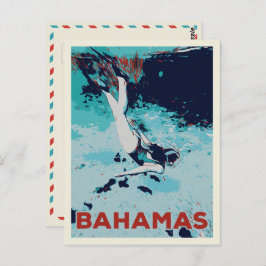 Bahamas Karibik, Tauchen Postkarte