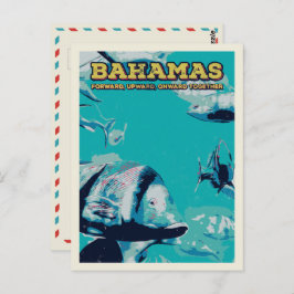 Bahamas Karibik, Wunder der Unterwasserwelt Postkarte