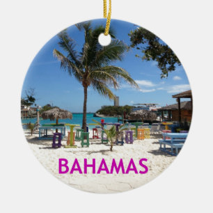 Bahamas Keramik Ornament