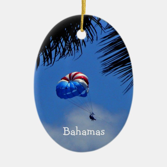 Bahamas Keramik Ornament (Vorne)
