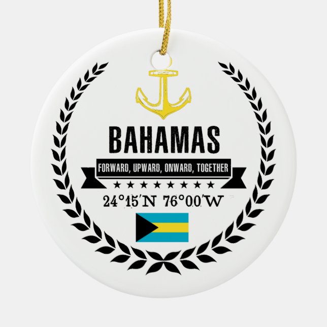 Bahamas Keramikornament (Vorne)