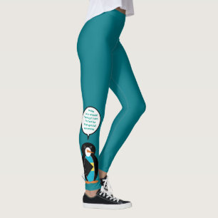 Bahamas mit Frau Penguin Leggings