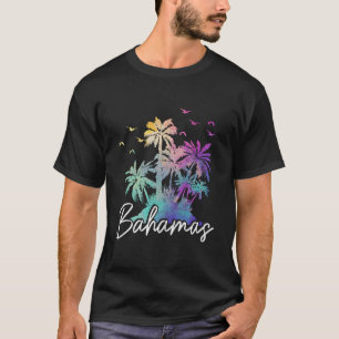 Bahamas Nassau Strand Palmen Urlaub T-Shirt