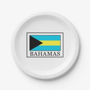Bahamas Pappteller