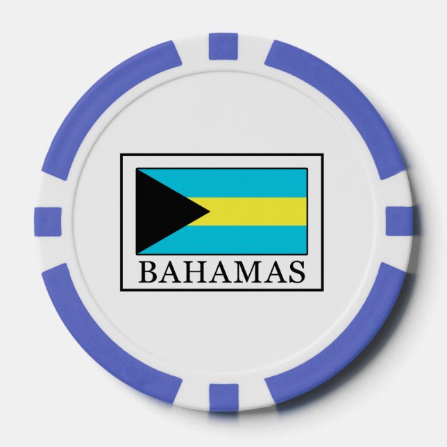 Bahamas Pokerchips (Vorderseite)