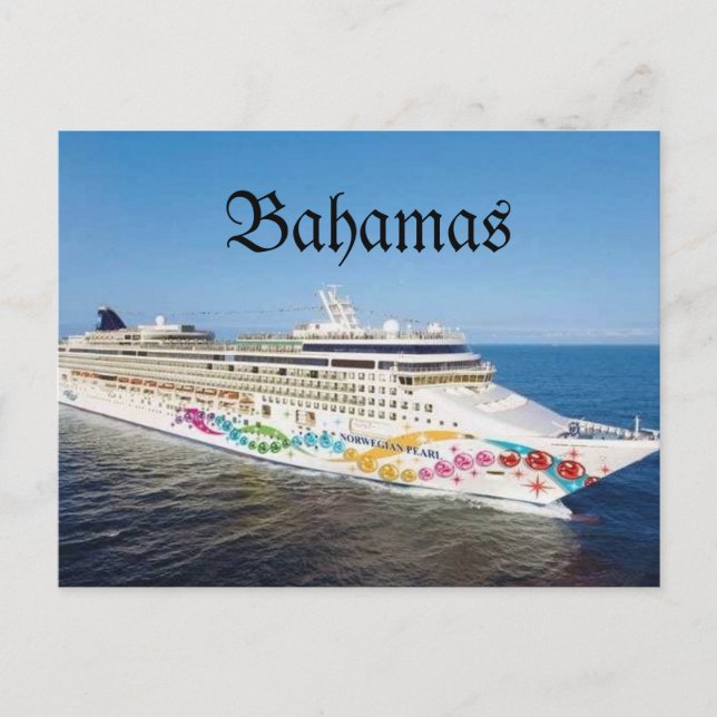 Bahamas Postkarte (Vorderseite)