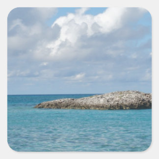 Bahamas Quadratischer Aufkleber