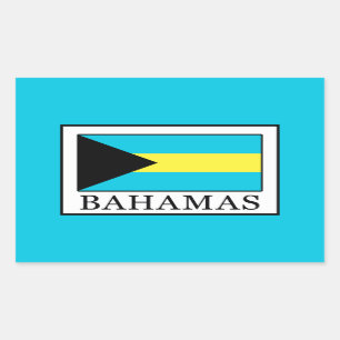 Bahamas Rechteckiger Aufkleber