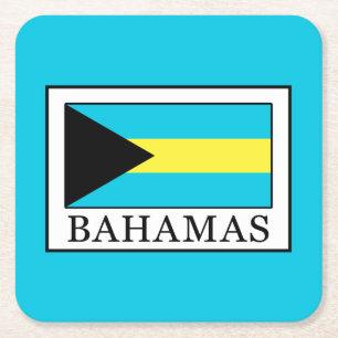 Bahamas Rechteckiger Pappuntersetzer