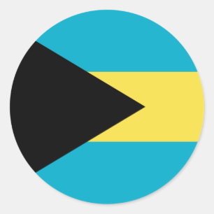 Bahamas Runder Aufkleber