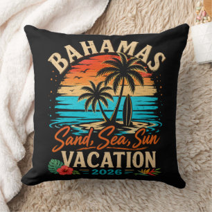 Bahamas Sand Meer Sonn Urlaub 2026 Kissen