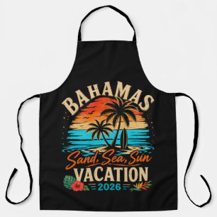 Bahamas Sand Meer Sonn Urlaub 2026 Schürze