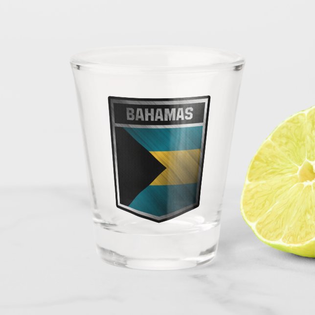 Bahamas Schnapsglas (Vorderseite)