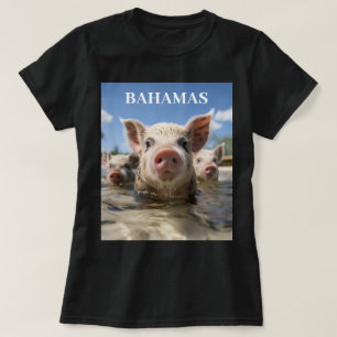 Bahamas Schwimmende Schweine - Exuma Schweine Stra T-Shirt