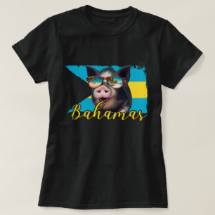 Bahamas Schwimmende Schweine - Exuma Schweine Stra T-Shirt