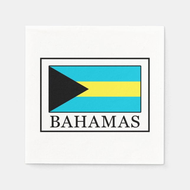 Bahamas Serviette (Vorderseite)