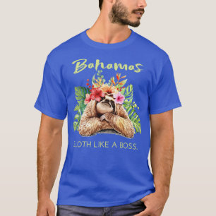 Bahamas Sloth wie ein Geschenk für einen Boss-Urla T-Shirt