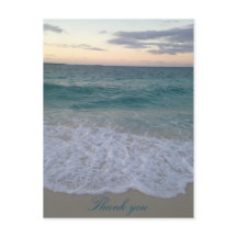 Bahamas Sonnenuntergang danke Postkarte