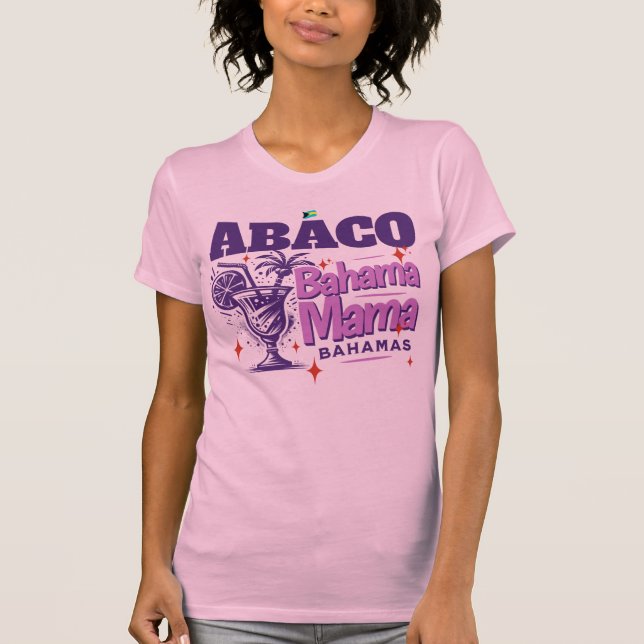 Bahamas Souvenir Geschenk: Abaco Bahamas Bahama Ma T-Shirt (Vorderseite)