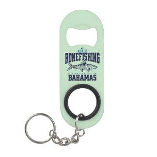 Bahamas Souvenir Geschenk: Abaco Bahamas Bonefishi Mini Flaschenöffner