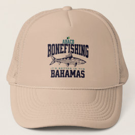 Bahamas Souvenir Geschenk: Abaco Bahamas Bonefishi Truckerkappe