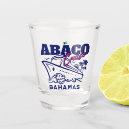 Bahamas Souvenir Geschenk : Abaco Bahamas Cruise Schnapsglas