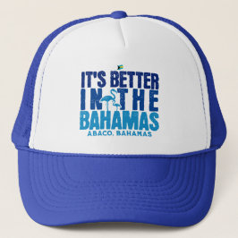 Bahamas Souvenir Geschenk : Abaco Bahamas Es ist b Truckerkappe