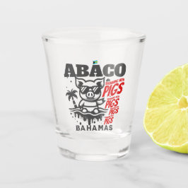 Bahamas Souvenir Geschenk: Abaco Bahamas Schwimmsc Schnapsglas