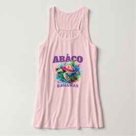 Bahamas Souvenir Geschenk: Abaco Bahamas Sea Turtl Tank Top