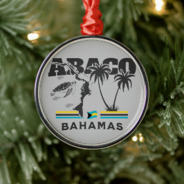 Bahamas Souvenir Geschenk: Abaco Bahamas Unabhängi Ornament Aus Metall