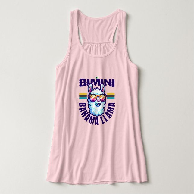 Bahamas Souvenir Geschenk: Bimini Bahamas Bahama L Tank Top (Design Vorderseite)