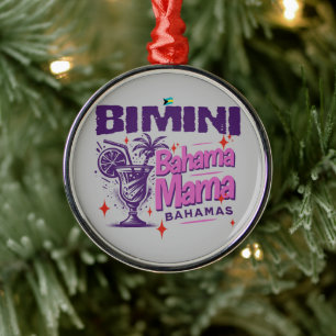 Bahamas Souvenir Geschenk: Bimini Bahamas Bahama M Ornament Aus Metall
