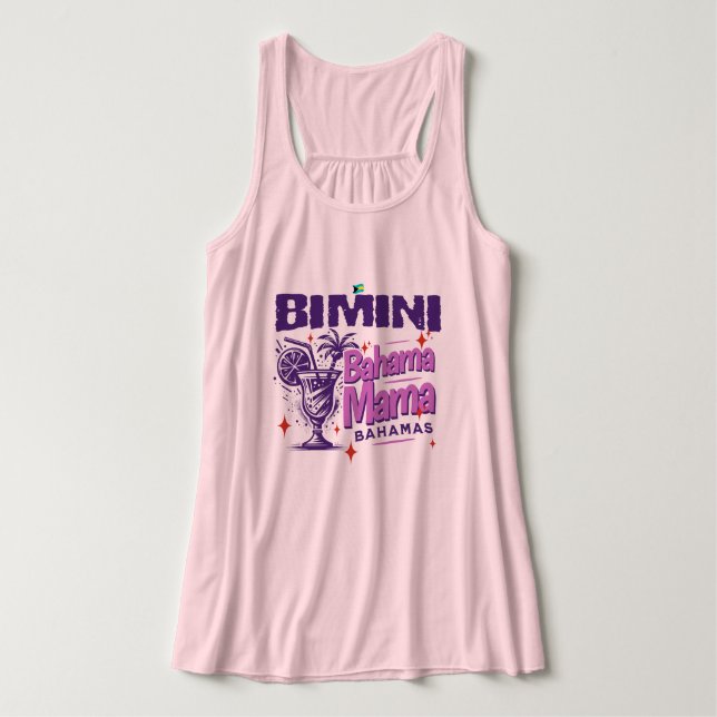 Bahamas Souvenir Geschenk: Bimini Bahamas Bahama M Tank Top (Design Vorderseite)