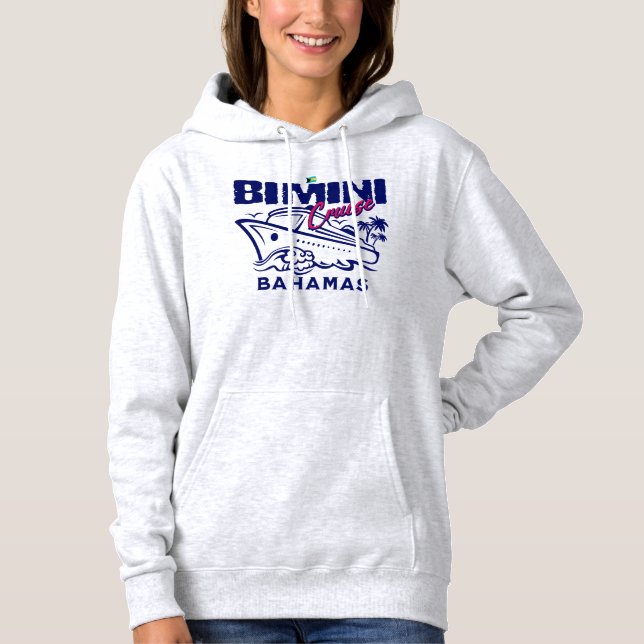 Bahamas Souvenir Geschenk : Bimini Bahamas Cruise Hoodie (Vorderseite)