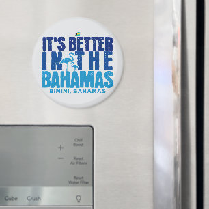 Bahamas Souvenir Geschenk : Bimini Bahamas Cruise Magnet