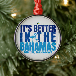 Bahamas Souvenir Geschenk : Bimini Bahamas Cruise Ornament Aus Metall