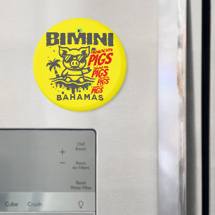 Bahamas Souvenir-Geschenk: Bimini Bahamas schwimme Magnet